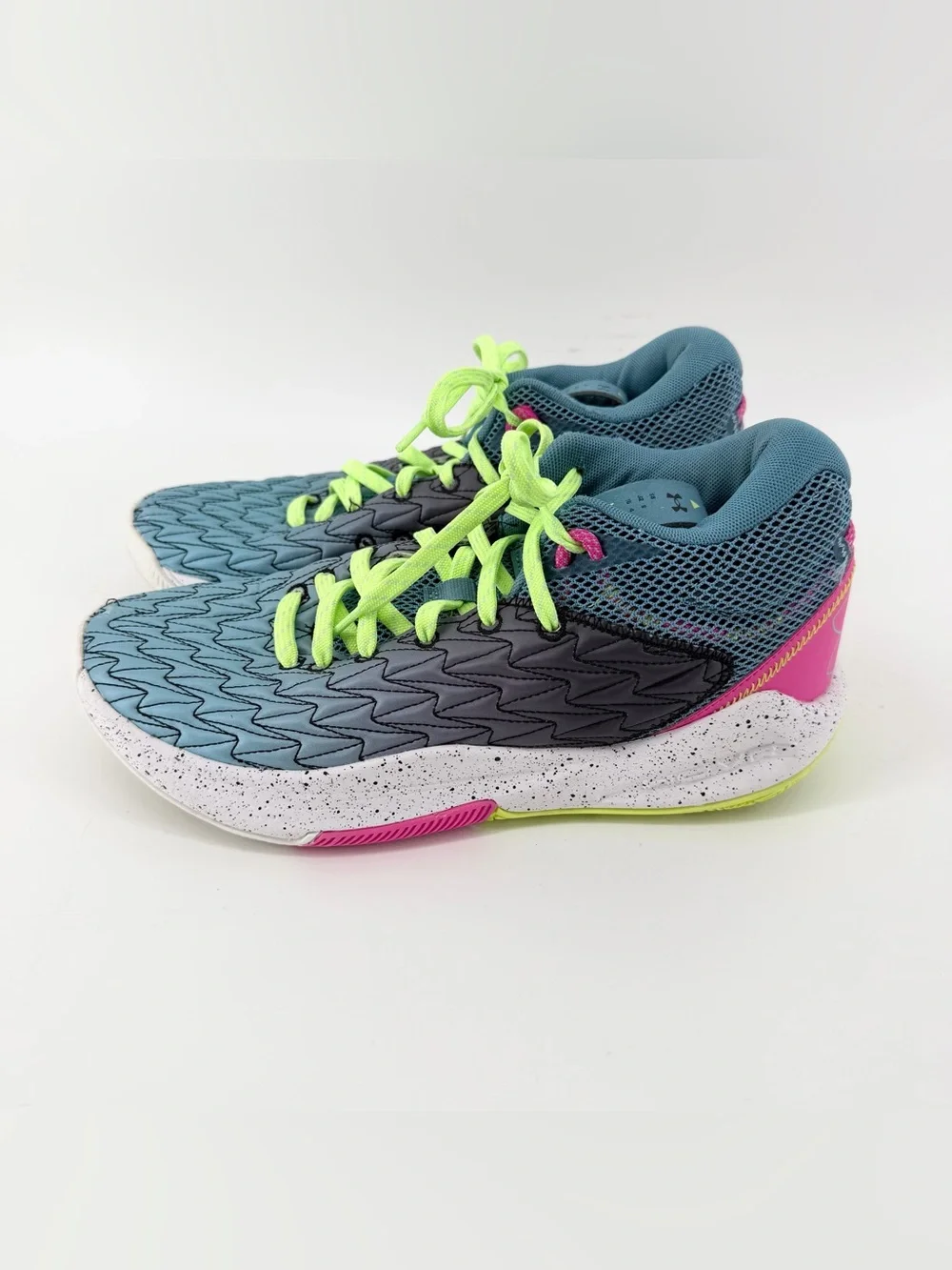 Under Armour HOVR Havoc 5 Clone Women’s Size 9 Basketball Shoes Men’s 7.5 Aqua